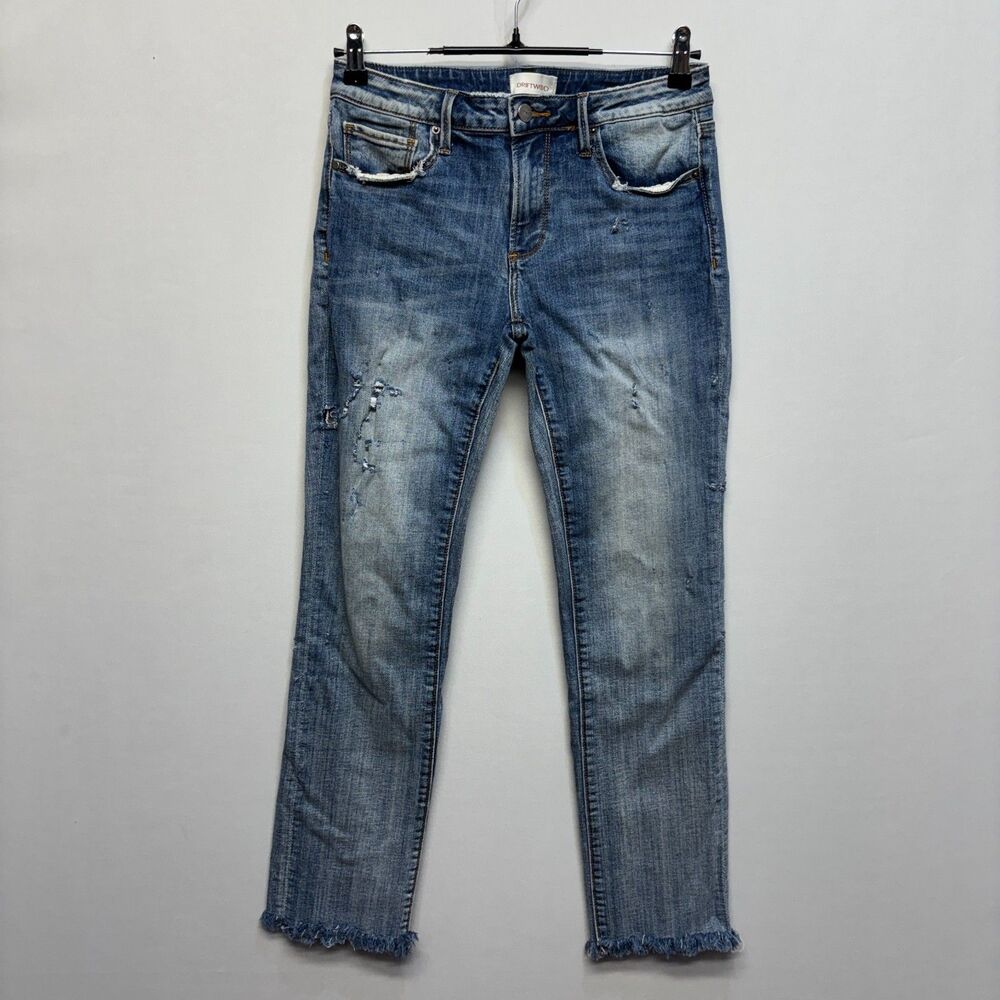 Driftwood Women Classic Fit Audrey Jeans Size 27x31 Blue Denim D093 -24